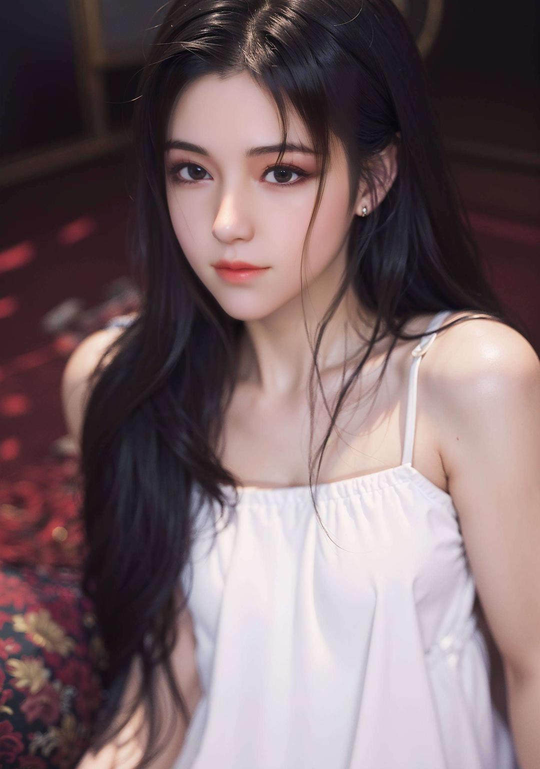 柔和色彩彰显国漫女神的独特魅力为你的电脑桌面增添一抹清新风采