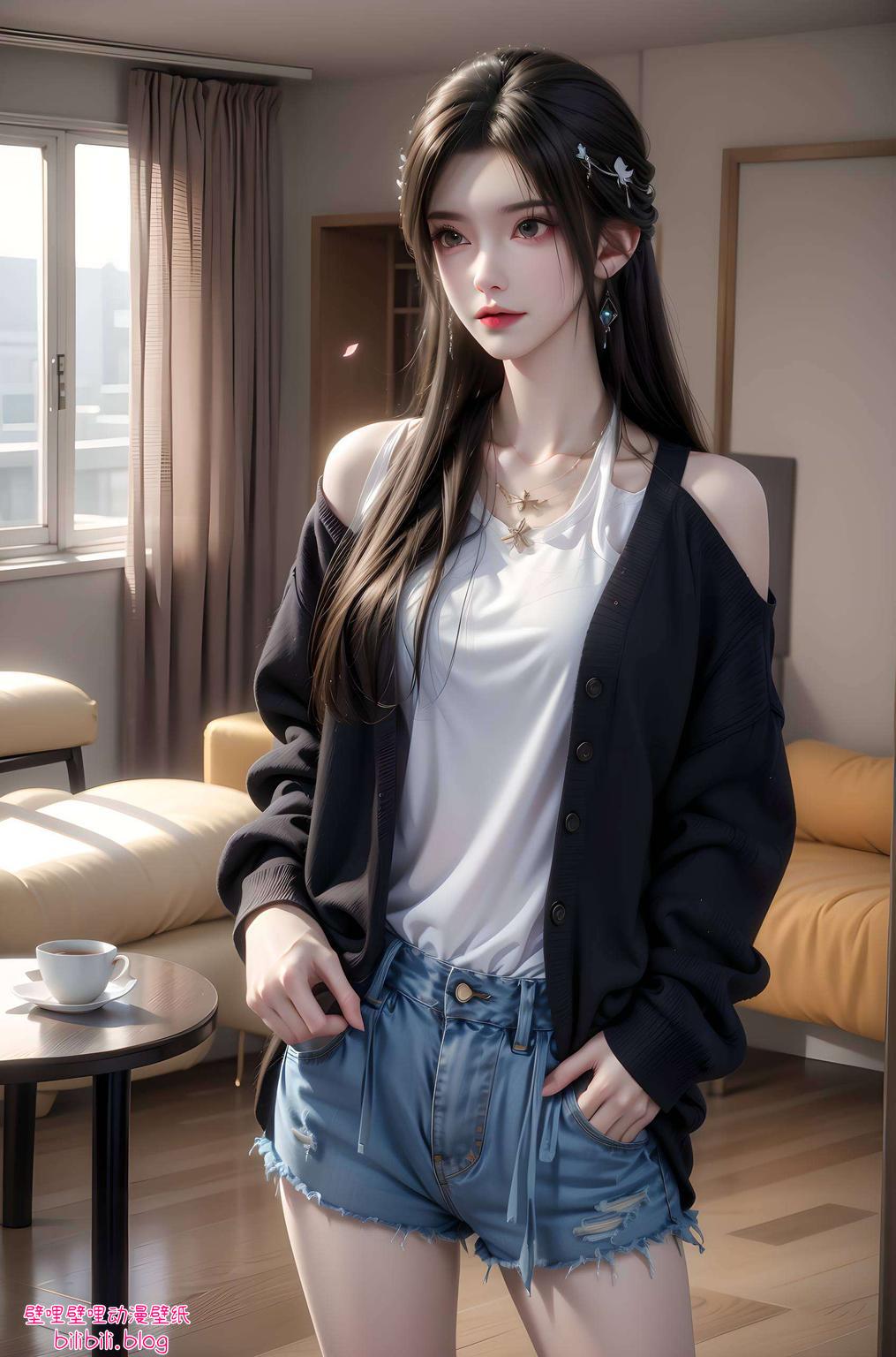 为你的日常增添一抹温柔的风景她的每一个动作都如诗如画