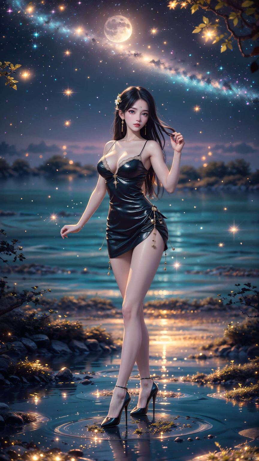 这位国漫女生以其精美条纹的平板形象