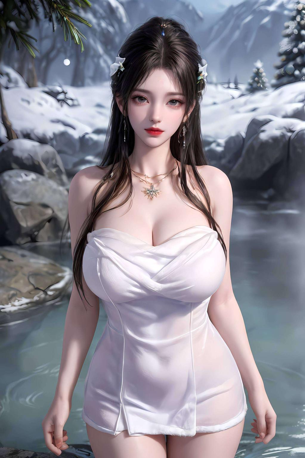 这款AI国漫女神纹理安卓简洁壁纸她的风采依旧