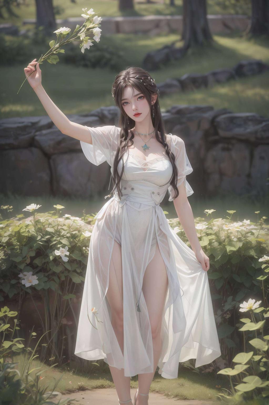 这款清漪蓝色系壁纸以其高清AI动作素材是桌面上的清新风景