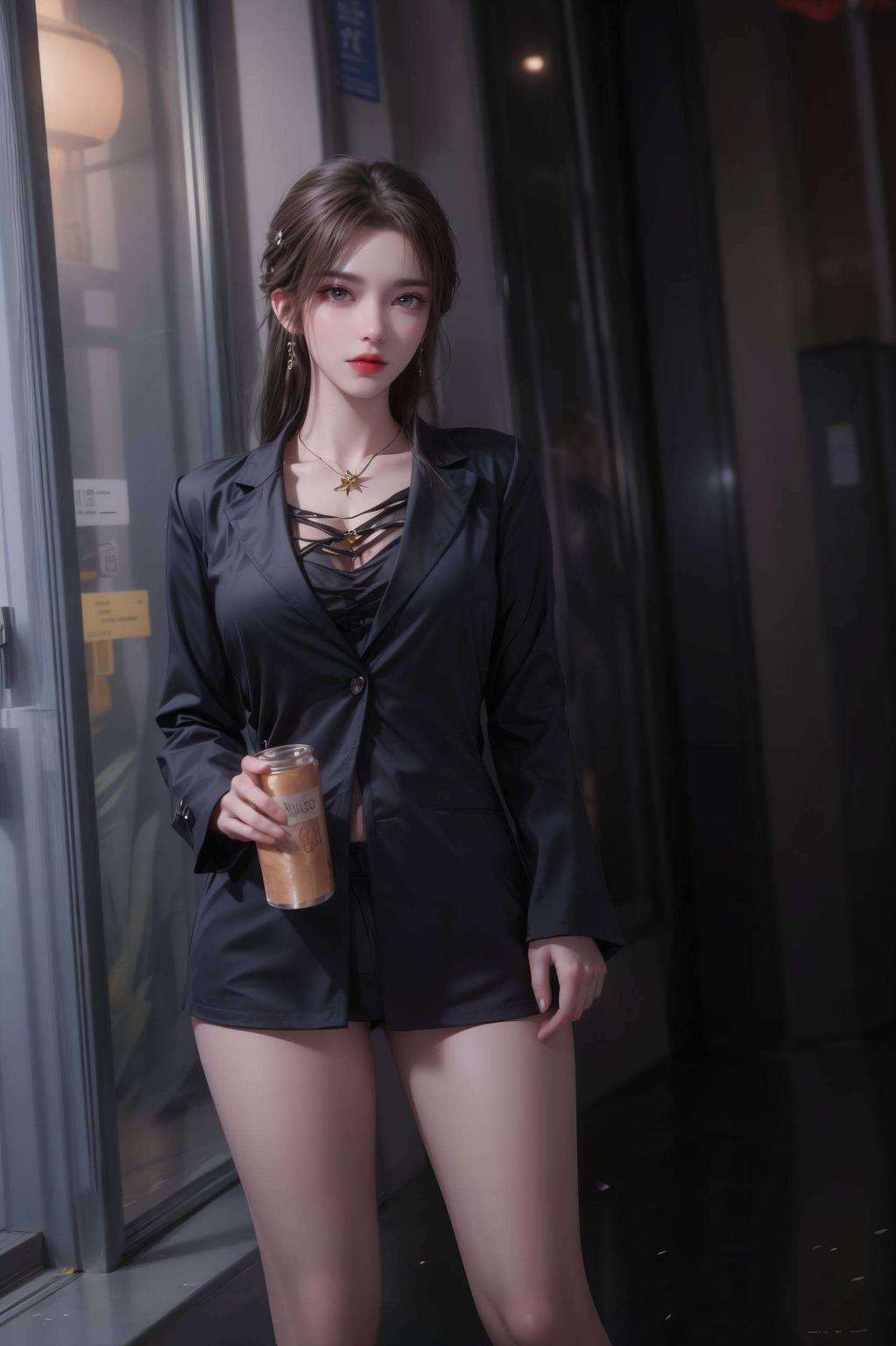 身着雷帝甲胄更添一抹柔美的粉色