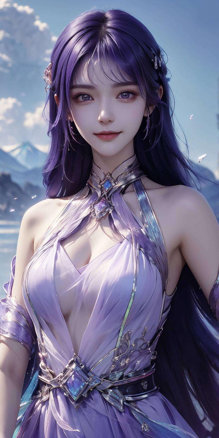 感受国漫女神的唯美风采4K分辨率带来细腻的画面