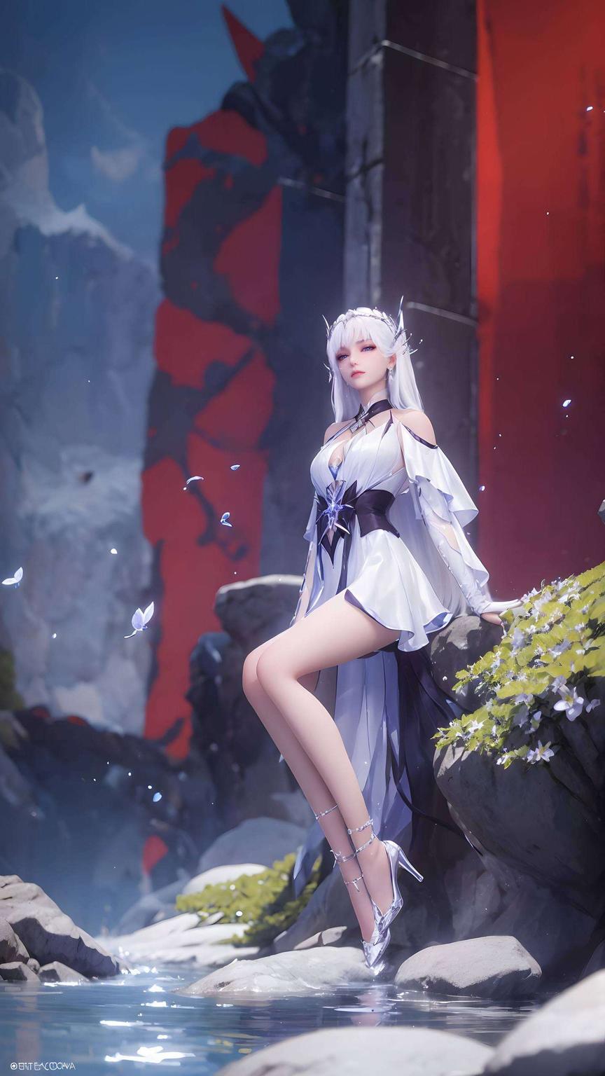 AI美女的魅力尽显为你的屏幕注入无限活力