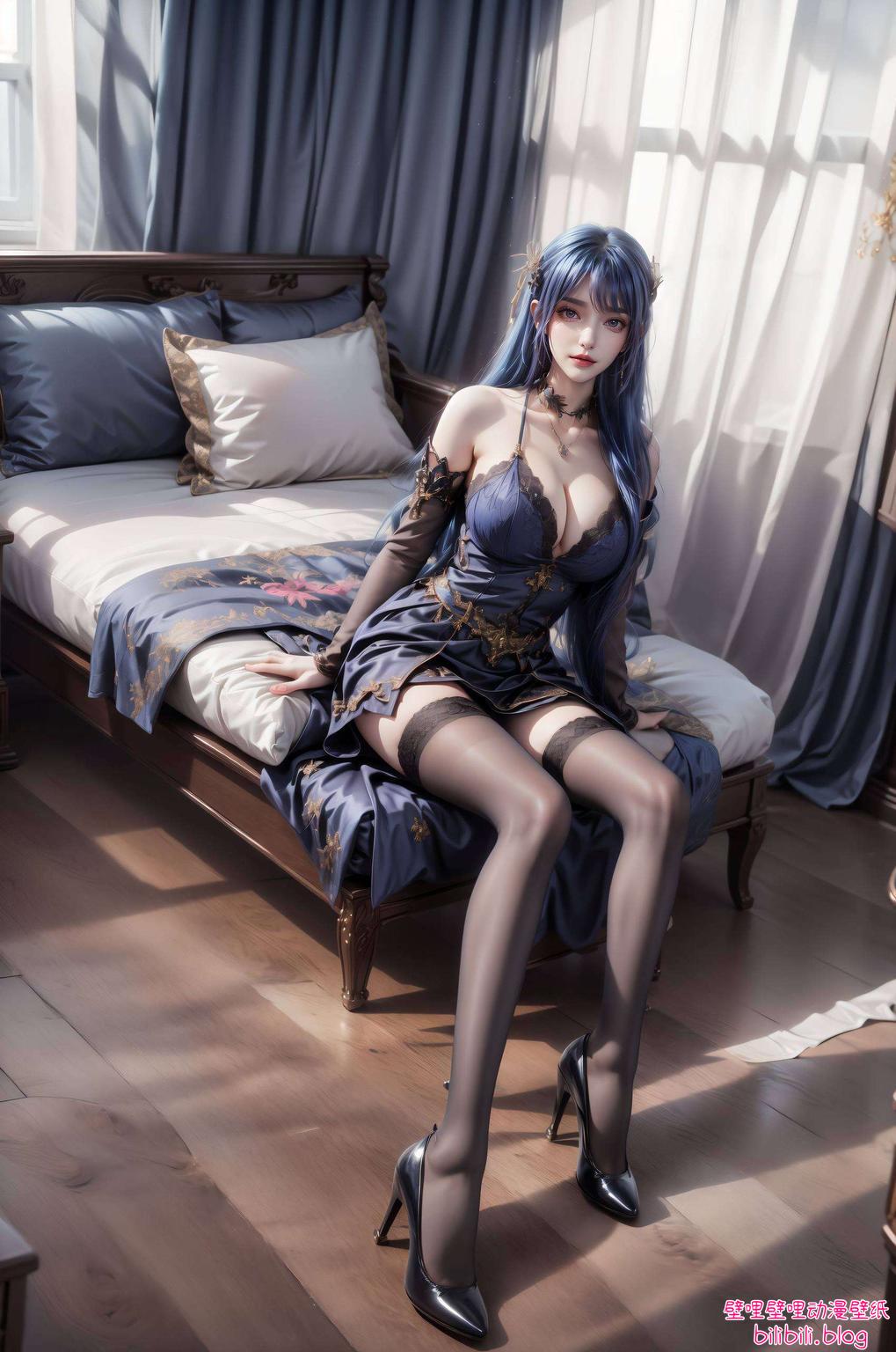 让每一处细节都栩栩如生这款AI国漫女神壁纸