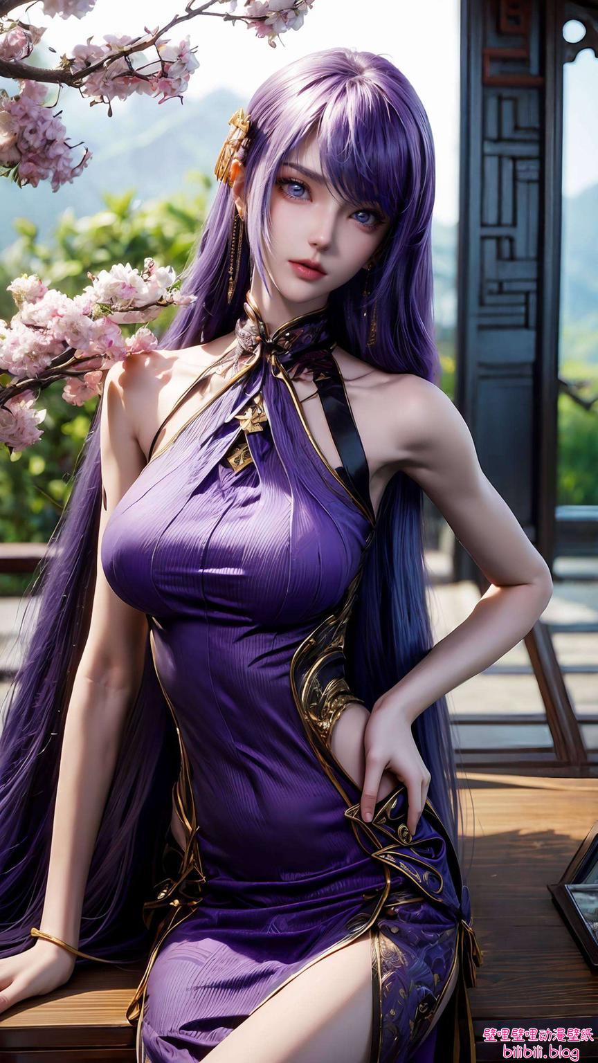 每一次滑动绘制一款以圣采儿为主题的唯美手绘ipad壁纸