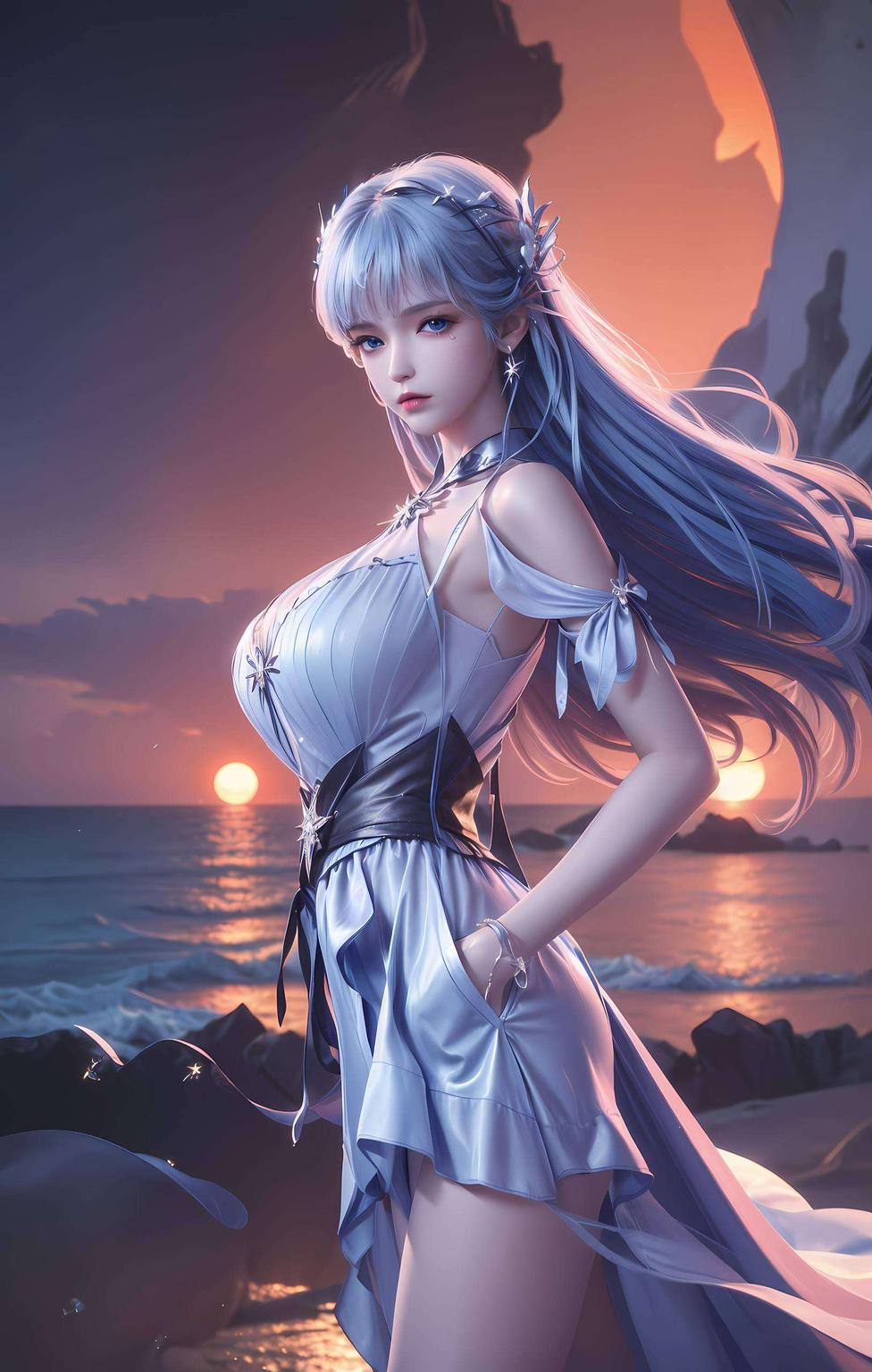 邂逅圣采儿——这位战斗壁纸的超清美女漫步在国漫的绚丽世界