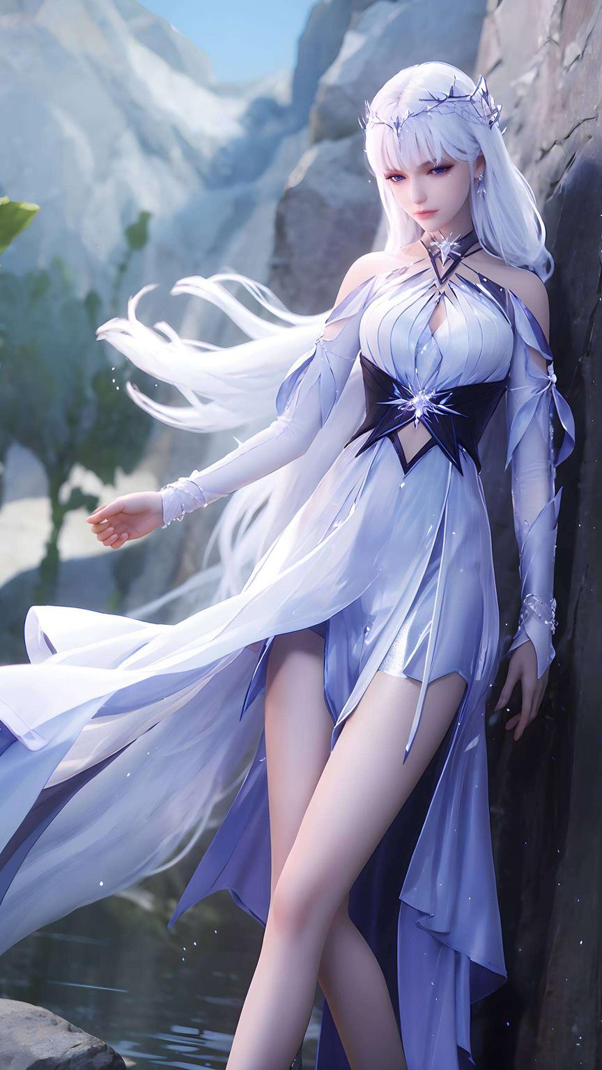 将女神的灵动表情与翅膀的轻盈动态完美融合快来下载