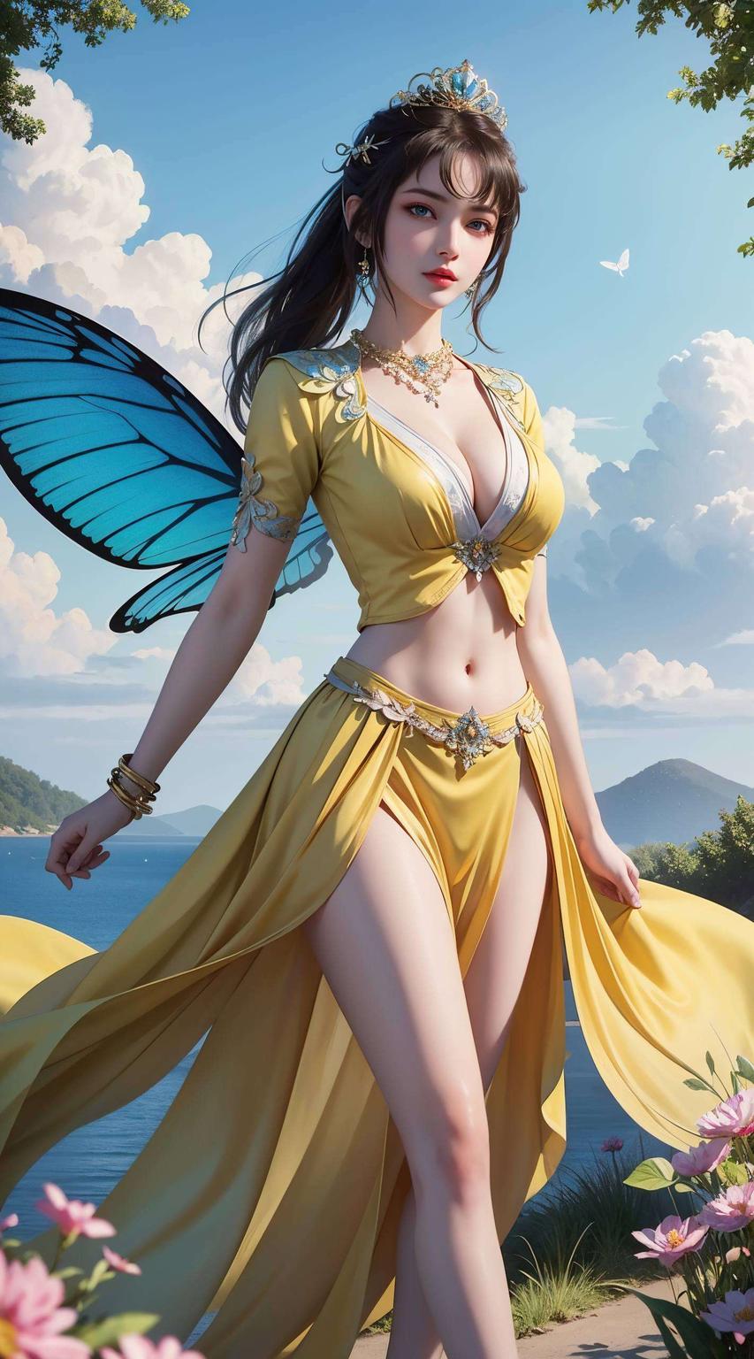 AI国漫女神司空千落壁纸以其4K竖屏的细腻画质色彩鲜明