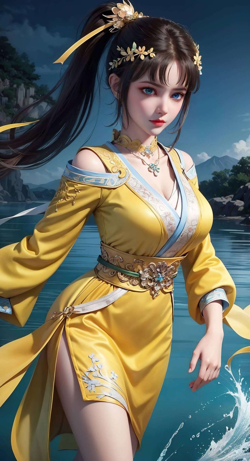 眼神深邃让你沉浸于国风世界的魅力之中