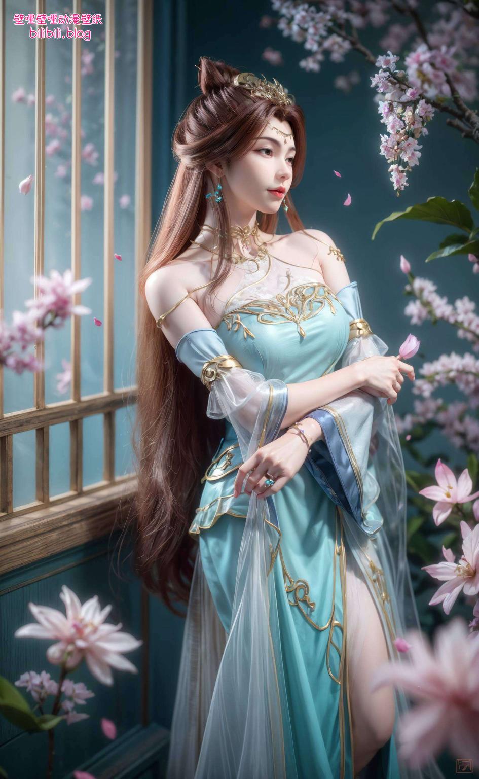 苏灵韵身姿曼妙以超清晰的2K高清动画壁纸形式华丽登场！壁纸中