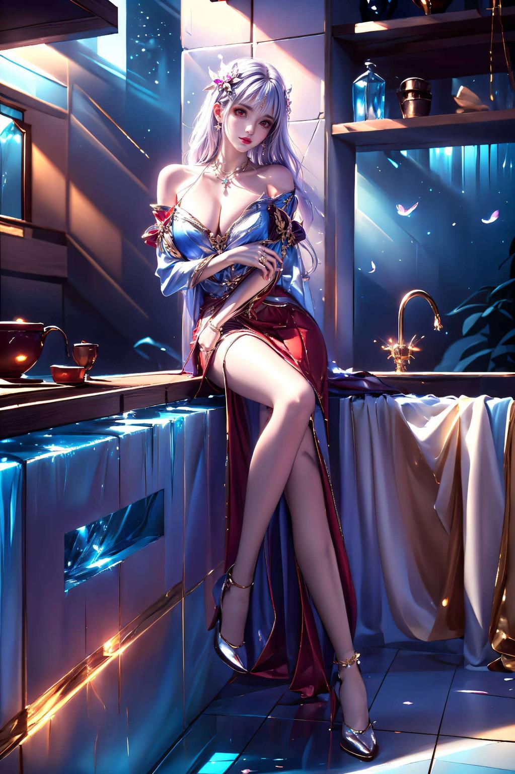 太阴玉兔轻舞于月华之中美不胜收