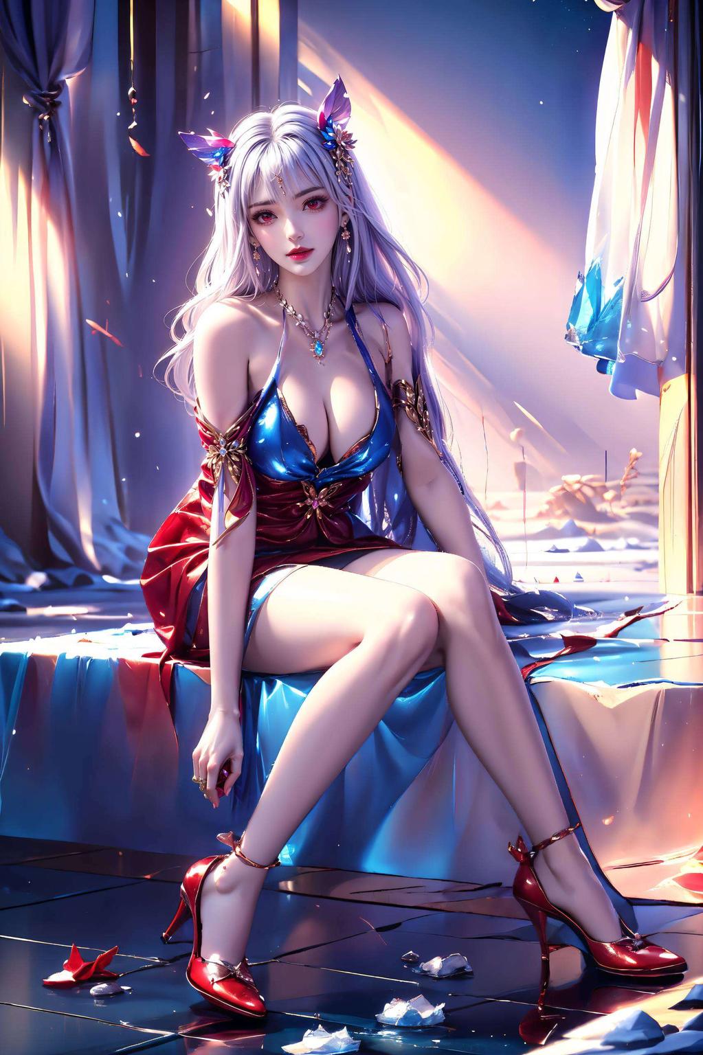 皆见星辰之美太阴玉兔轻舞于夜空