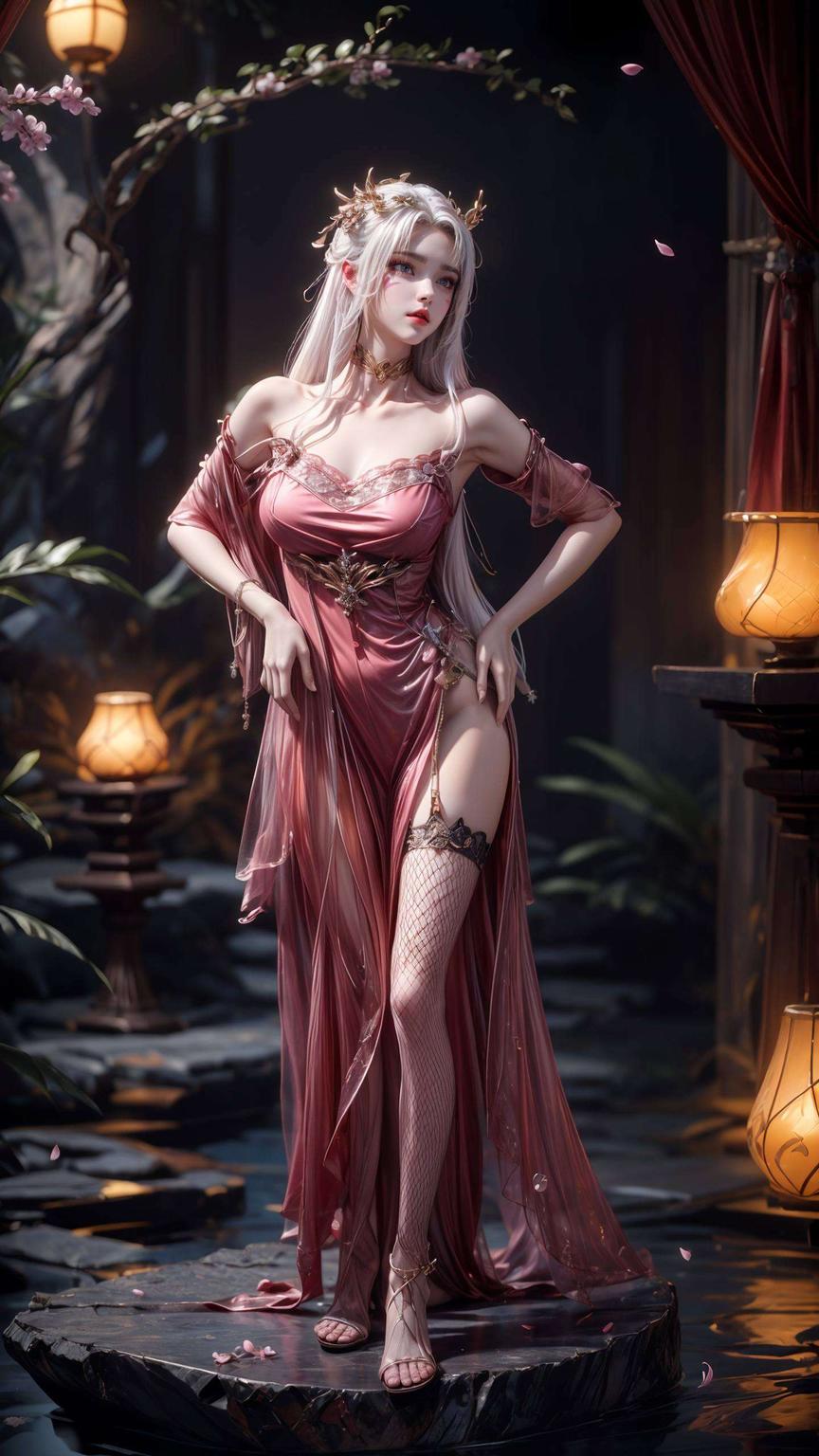 这款国漫壁纸碎花平板动画壁纸细腻的花纹