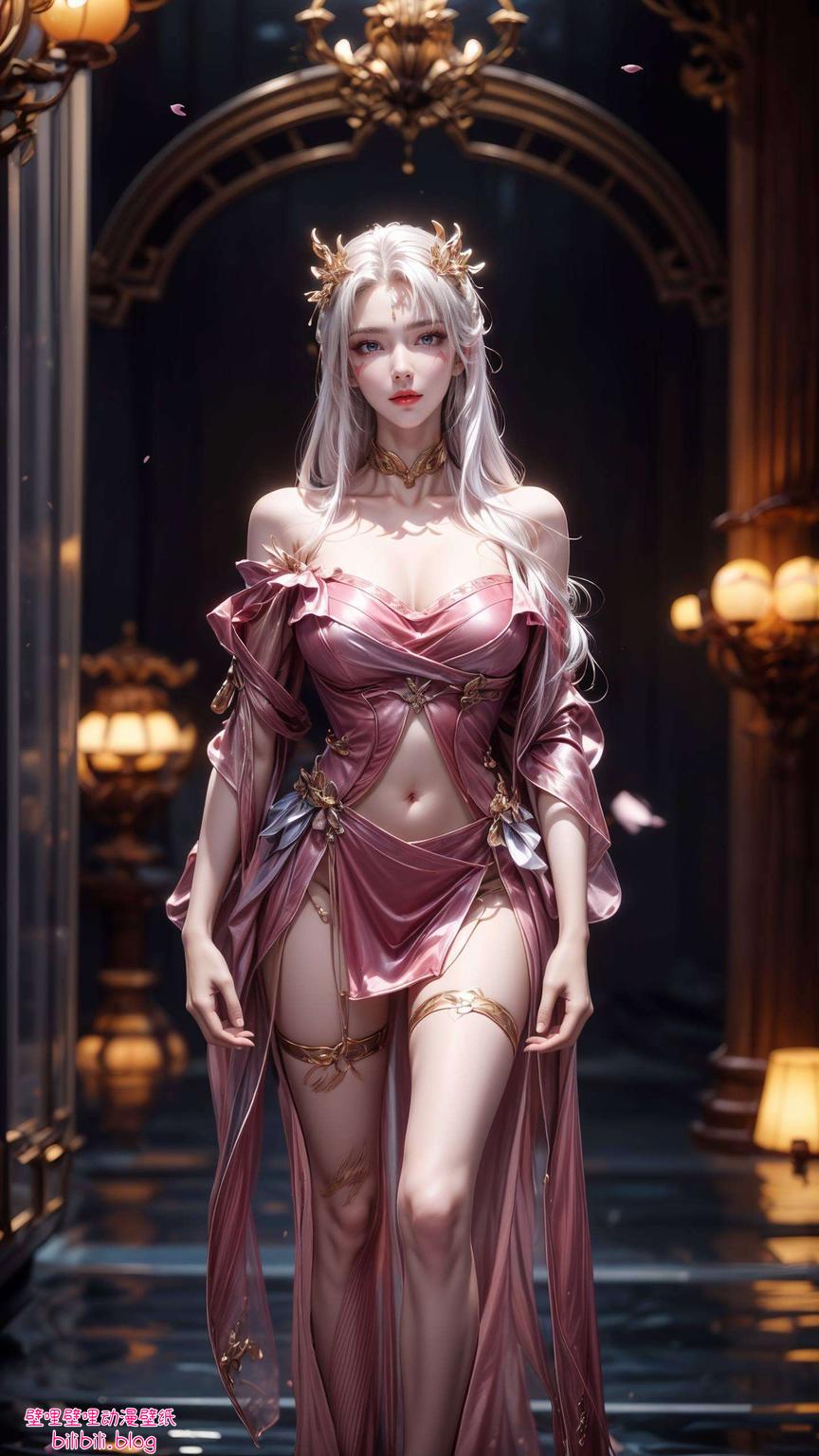 典雅色彩搭配细腻笔触描绘