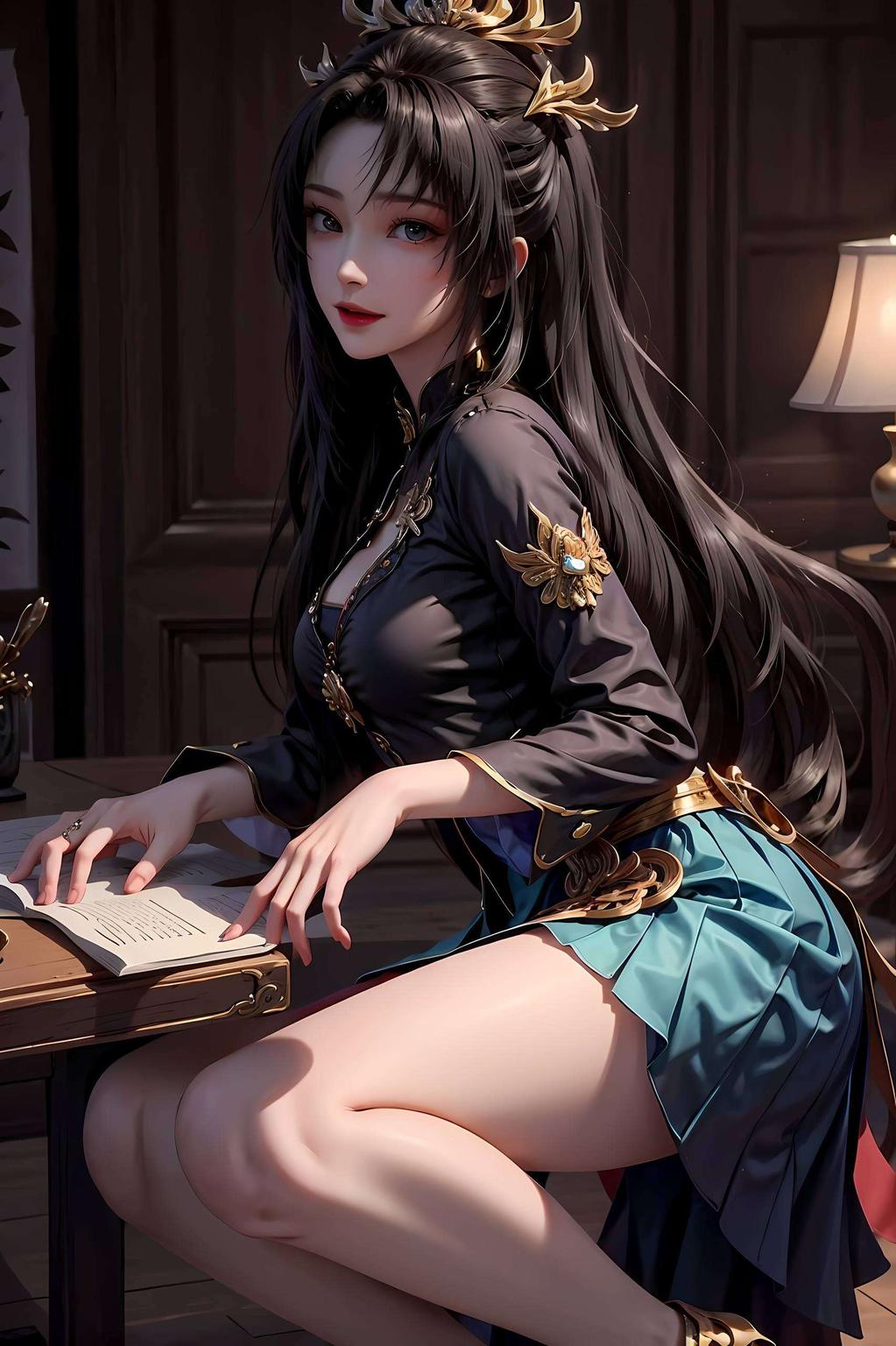 轻松打造专属于你的手机壁纸这款AI绘画的天狐仙子壁纸