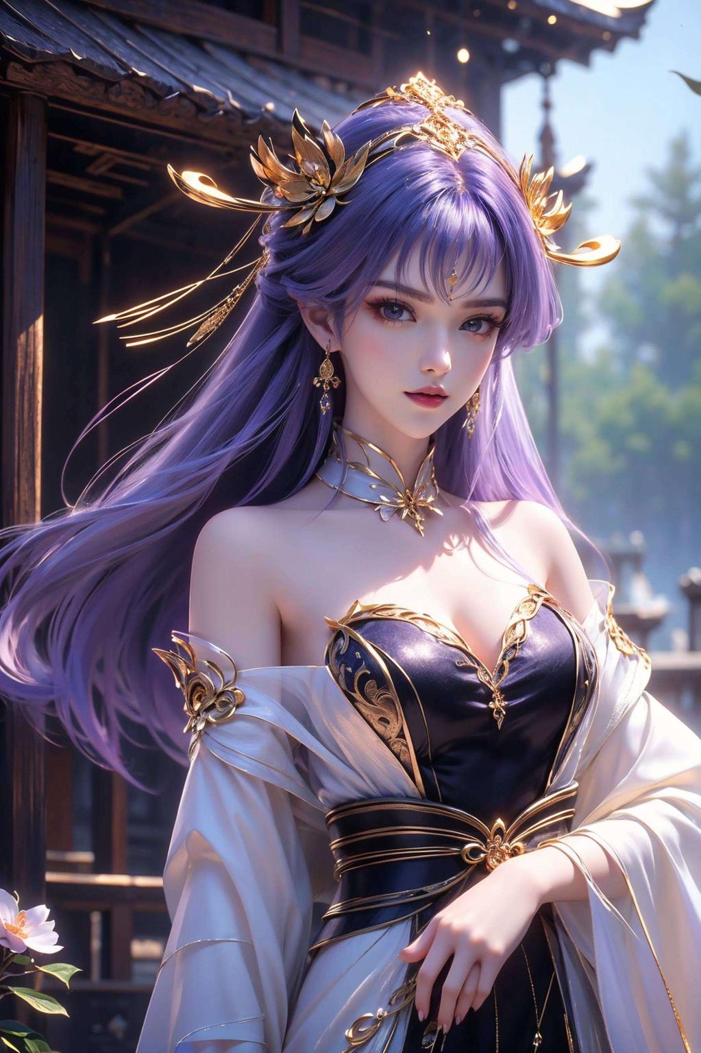 国漫古风美女的韵味尽显艾琳轻舞于天穹之巅