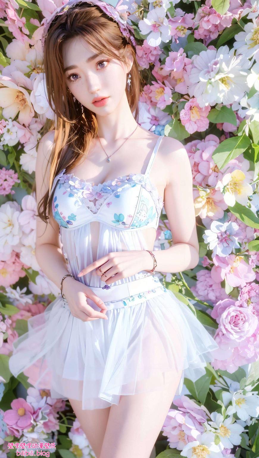 细腻描绘碎花点缀