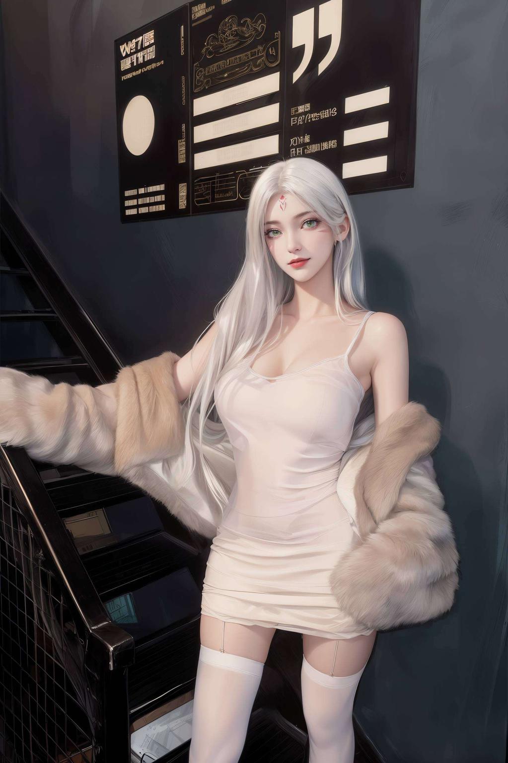 小白那漂亮可爱的形象这款国漫美女墙纸