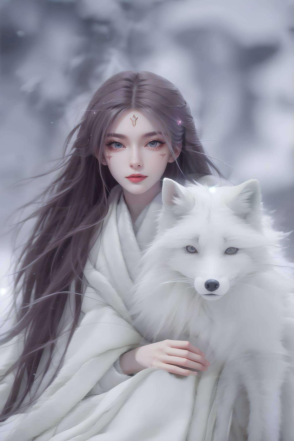 不仅展现了苹果国漫美女的绝美容颜小白的美