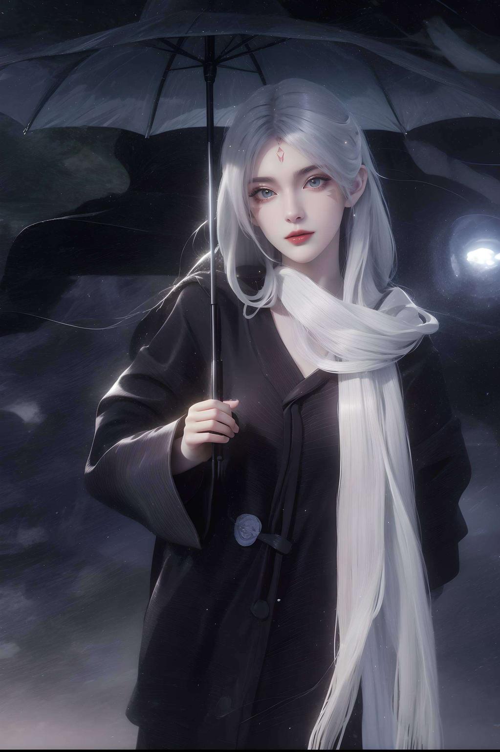 小白壁纸头像女AI艺术风格渲染