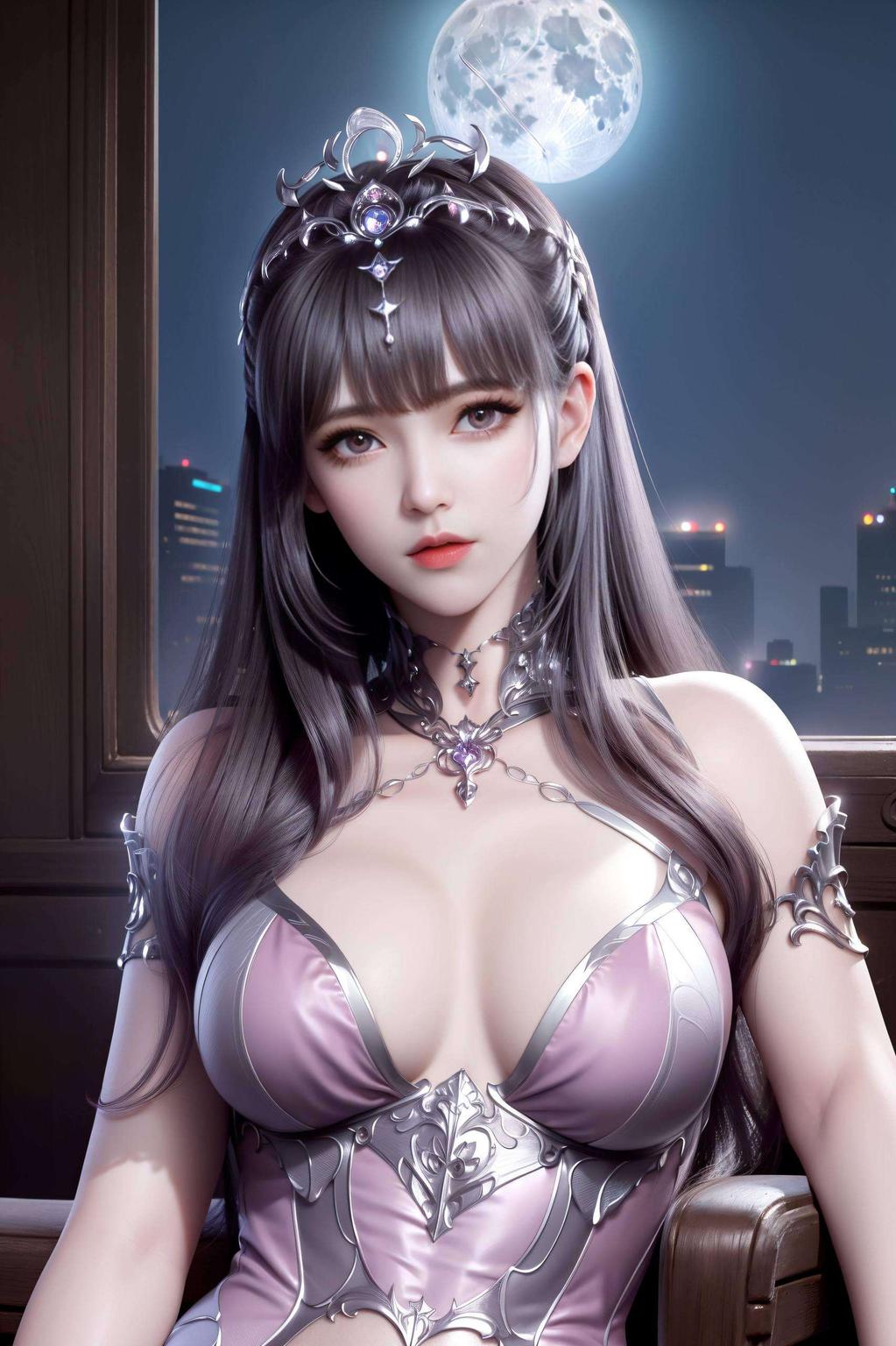 小舞的倩影如诗如画漫步在古香古色的苹果建筑之中