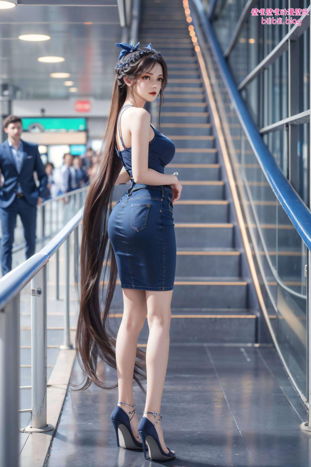 穿梭于古香古色的画卷之中小舞同学以其灵动身姿