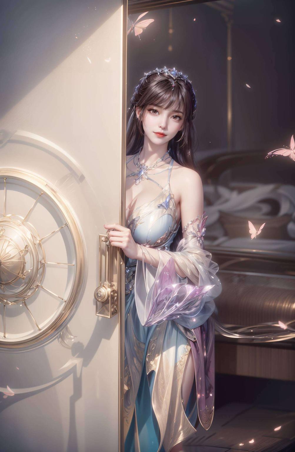 典雅中带着一丝灵动这款古香古色的国漫美女壁纸