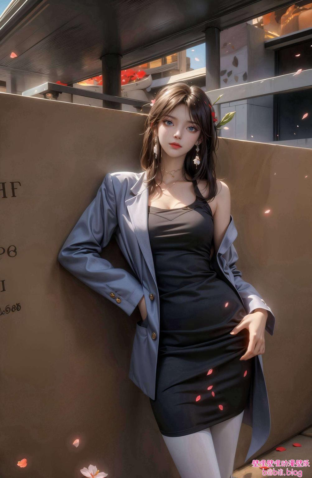 那静态国漫中的绝美女主4K超高清壁纸