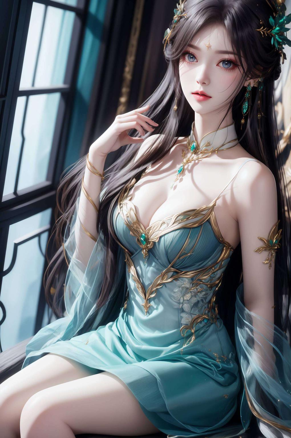 全屏AI绘画动作素材免费壁纸分享1080p壁纸国漫美女古风你将邂逅一位国漫界的绝世美女——萧薰儿