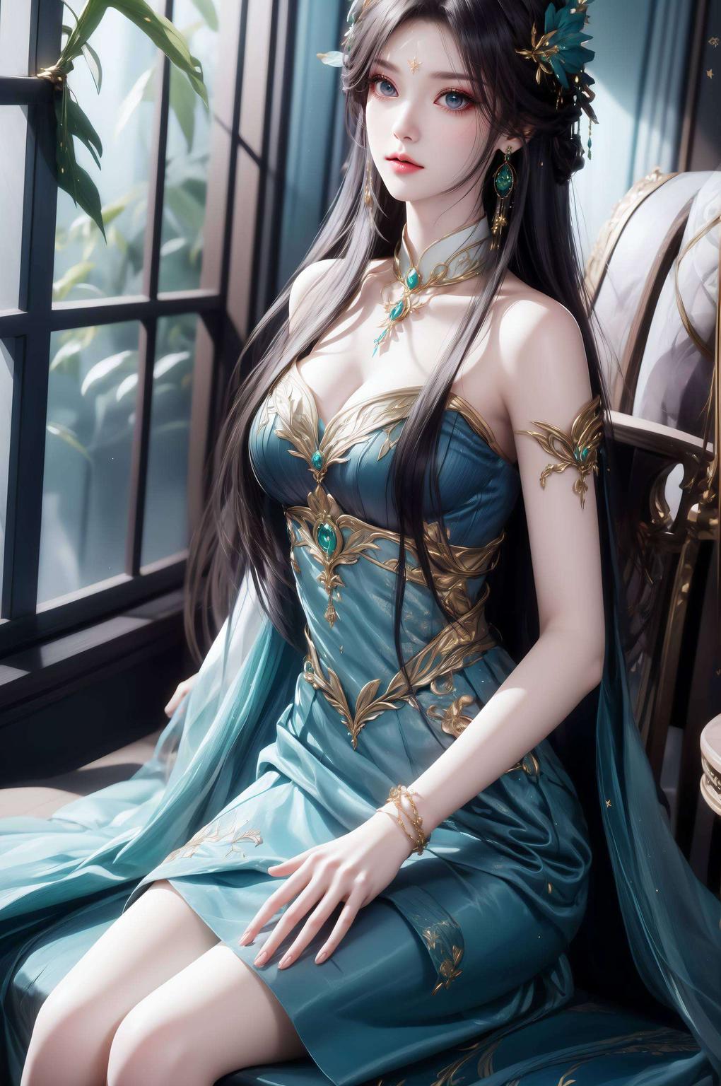 清新脱俗将她的甜美瞬间定格