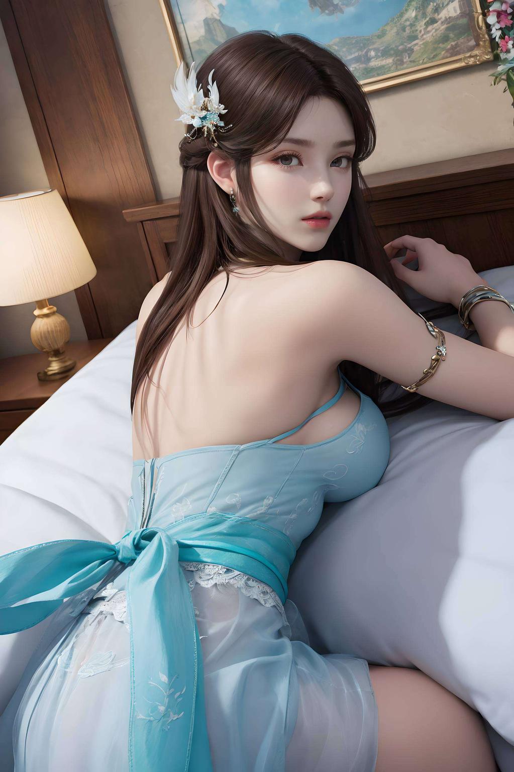 这款融合了国漫美女与Ins风的iPhone壁纸不仅彰显个性