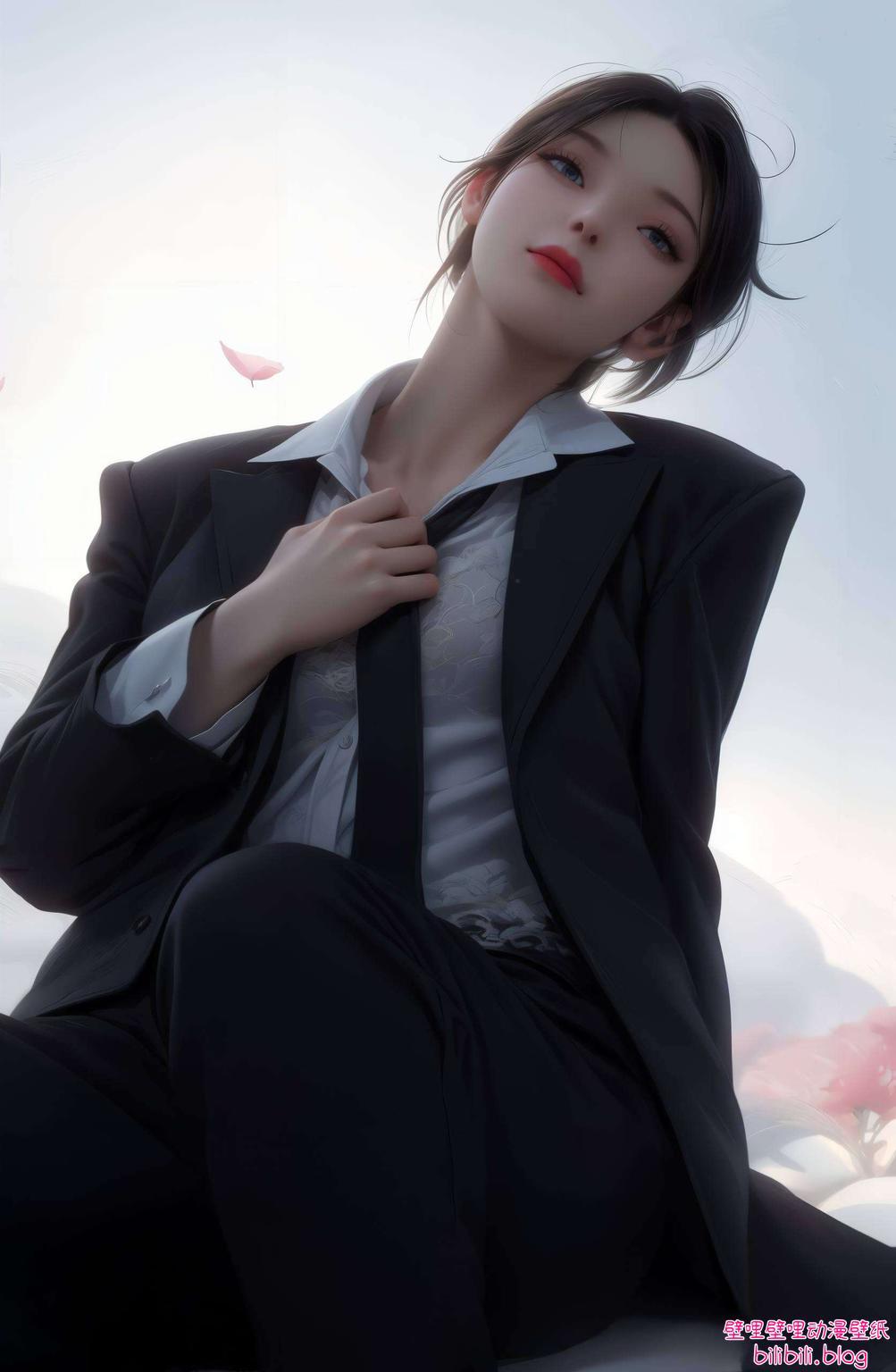 这款AI绘画的萧薰儿小妖怪壁纸以其笑容素材超清晰、唯美细腻的画风