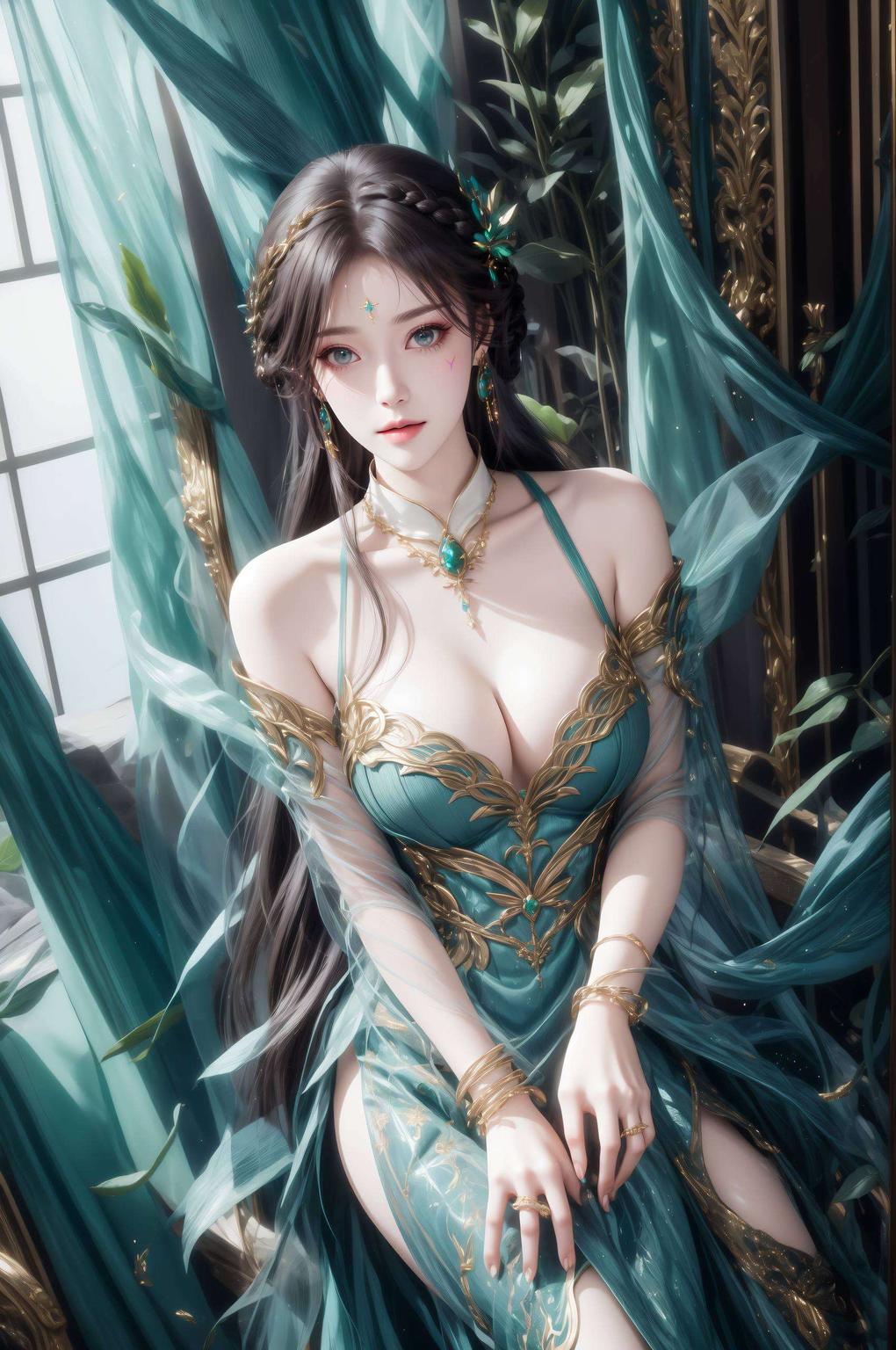 带你领略国漫之美细腻的笔触描绘出她的优雅身姿