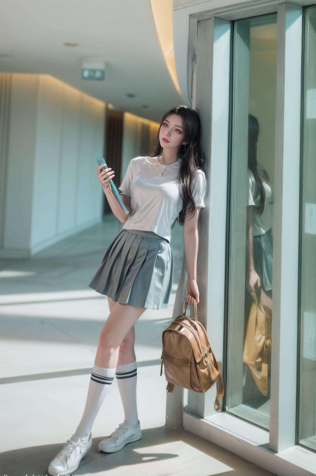 她那双明眸如星这款国漫美女丝绒平板AI女神——萧薰儿最新形象壁纸