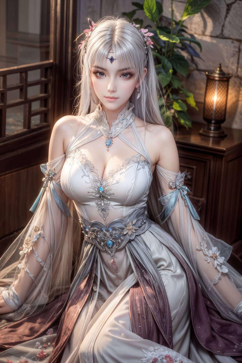 小医仙国漫美女同人作品融合了Ins风的时尚元素