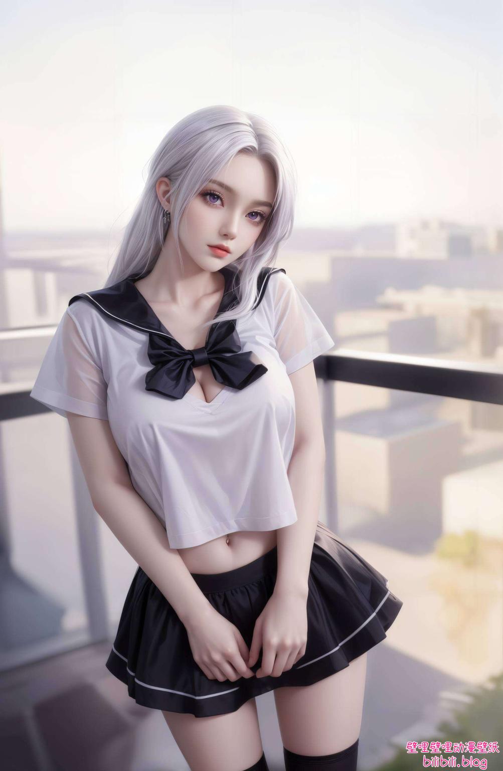 以小医仙的白色衣服为灵感带来视觉上的清新与冲击