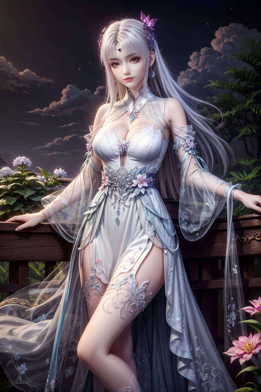 让这位国漫美女在手机宽屏上焕发独特的光彩鲜明的色彩