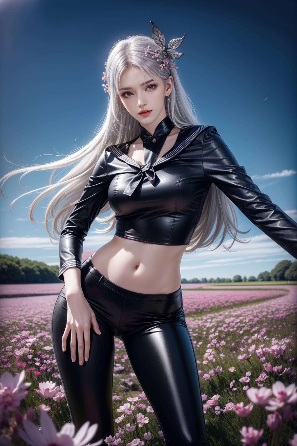 这款国漫女神小医仙的免费壁纸可爱又不失科幻感