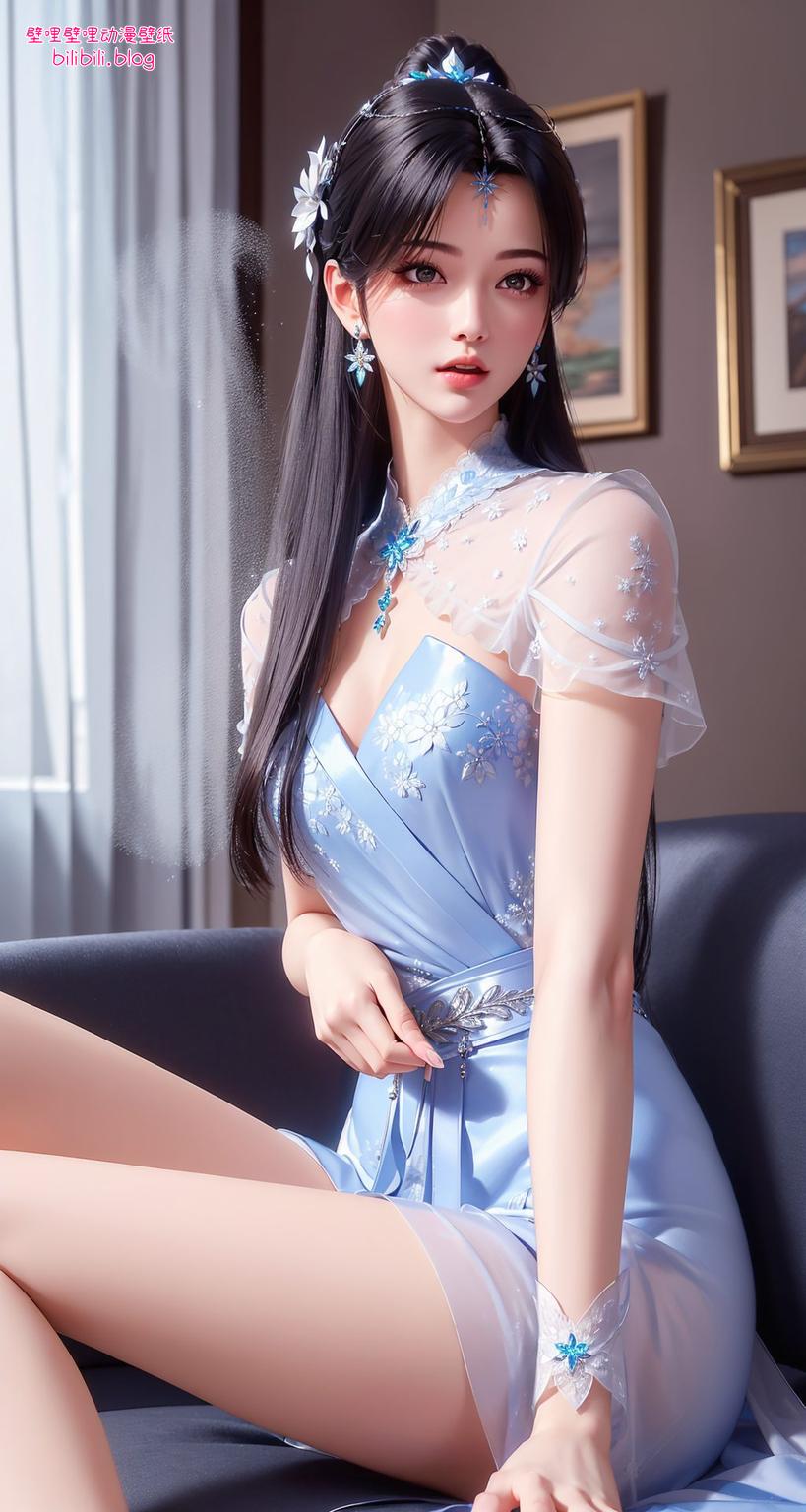 细腻笔触描绘出她的柔美气质高清画质