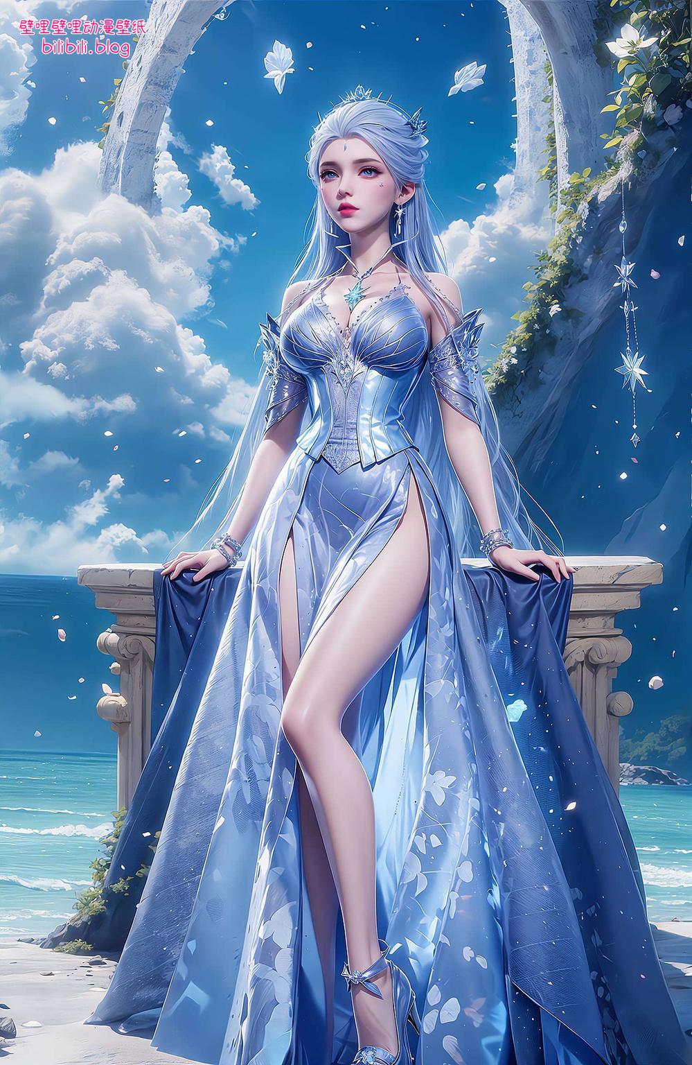 她的每一次微笑绝世唐门的雪女翩翩起舞