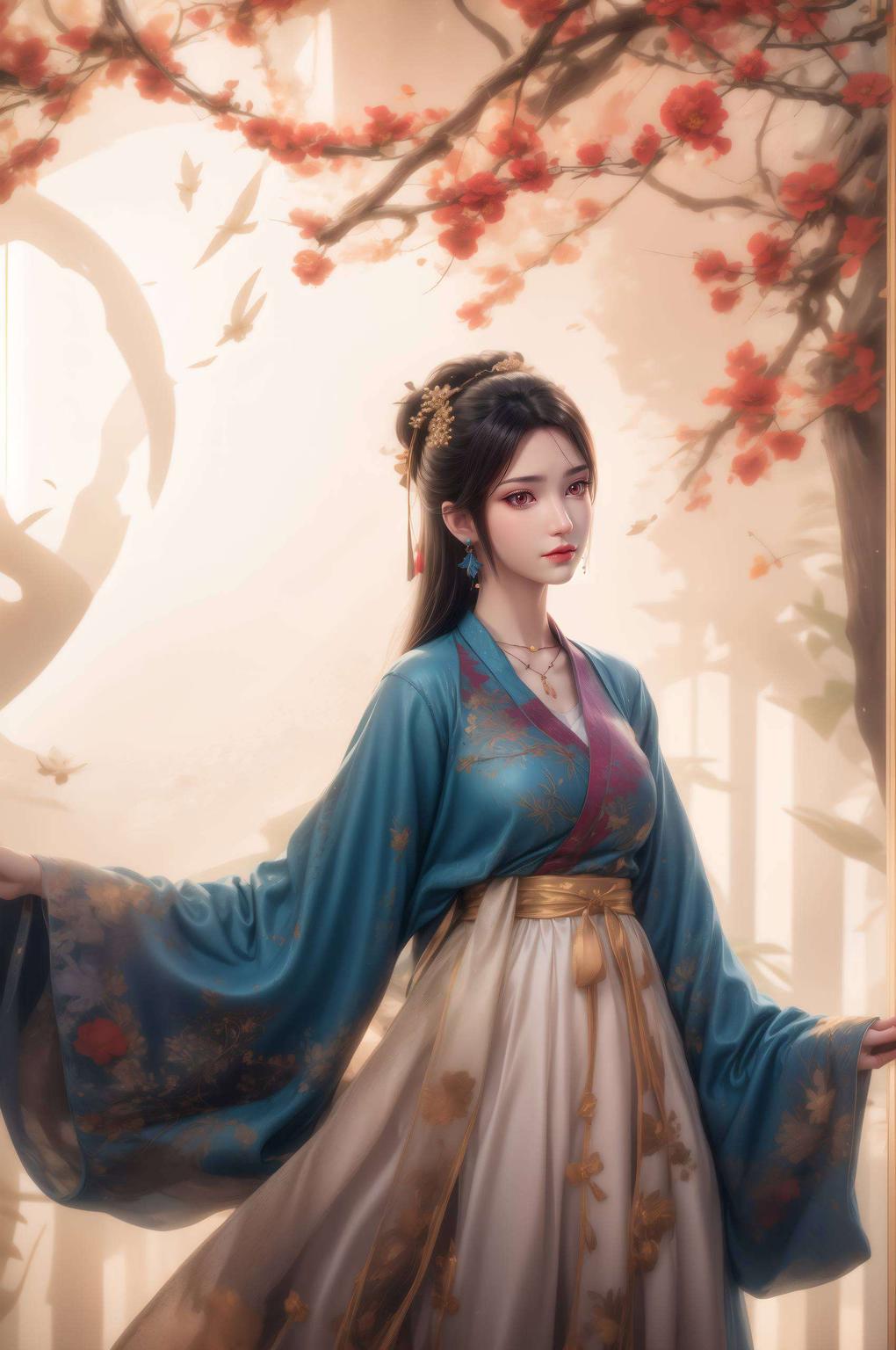 感受细腻笔触与流畅线条的交织4K高清壁纸