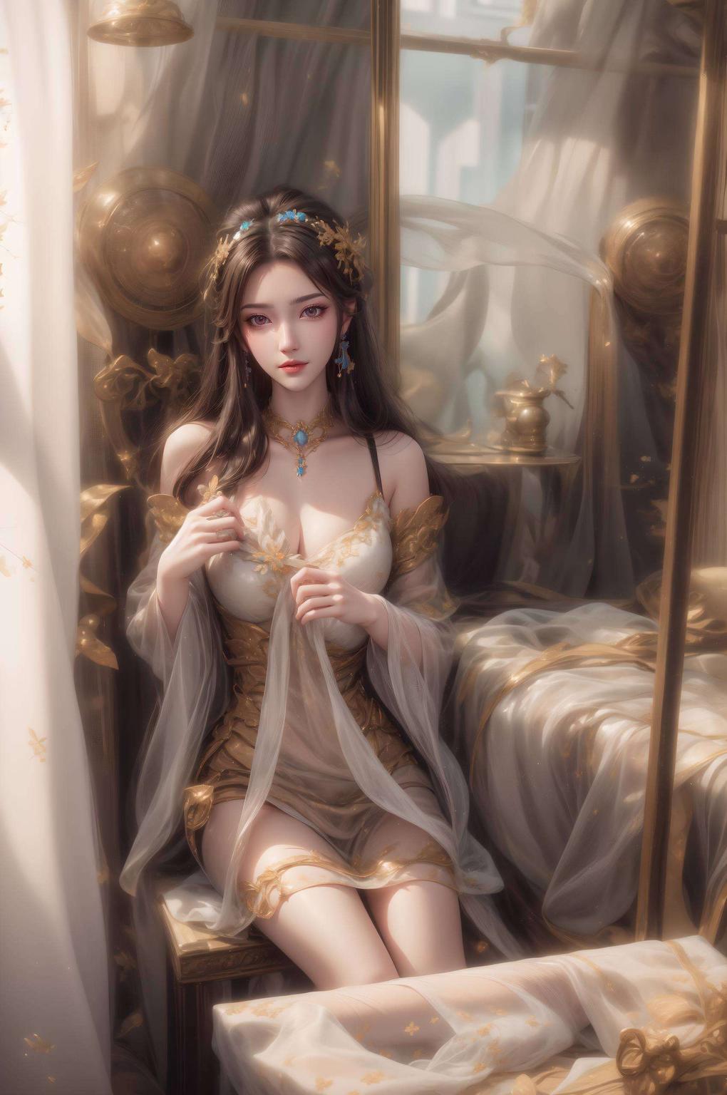 这款高分辨率国漫美女壁纸1920x1080的清晰度