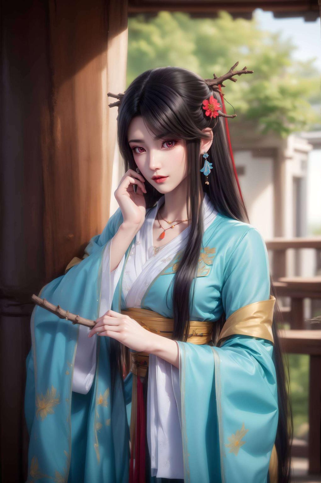 将元尊夭夭的灵动美态展现得淋漓尽致可爱的形象设计