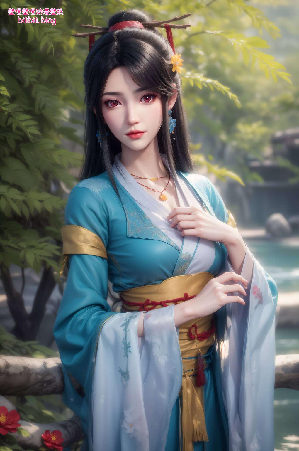 为你的桌面带来清新脱俗的装饰风格将元尊夭夭的绝美容颜与细腻笔触完美融合