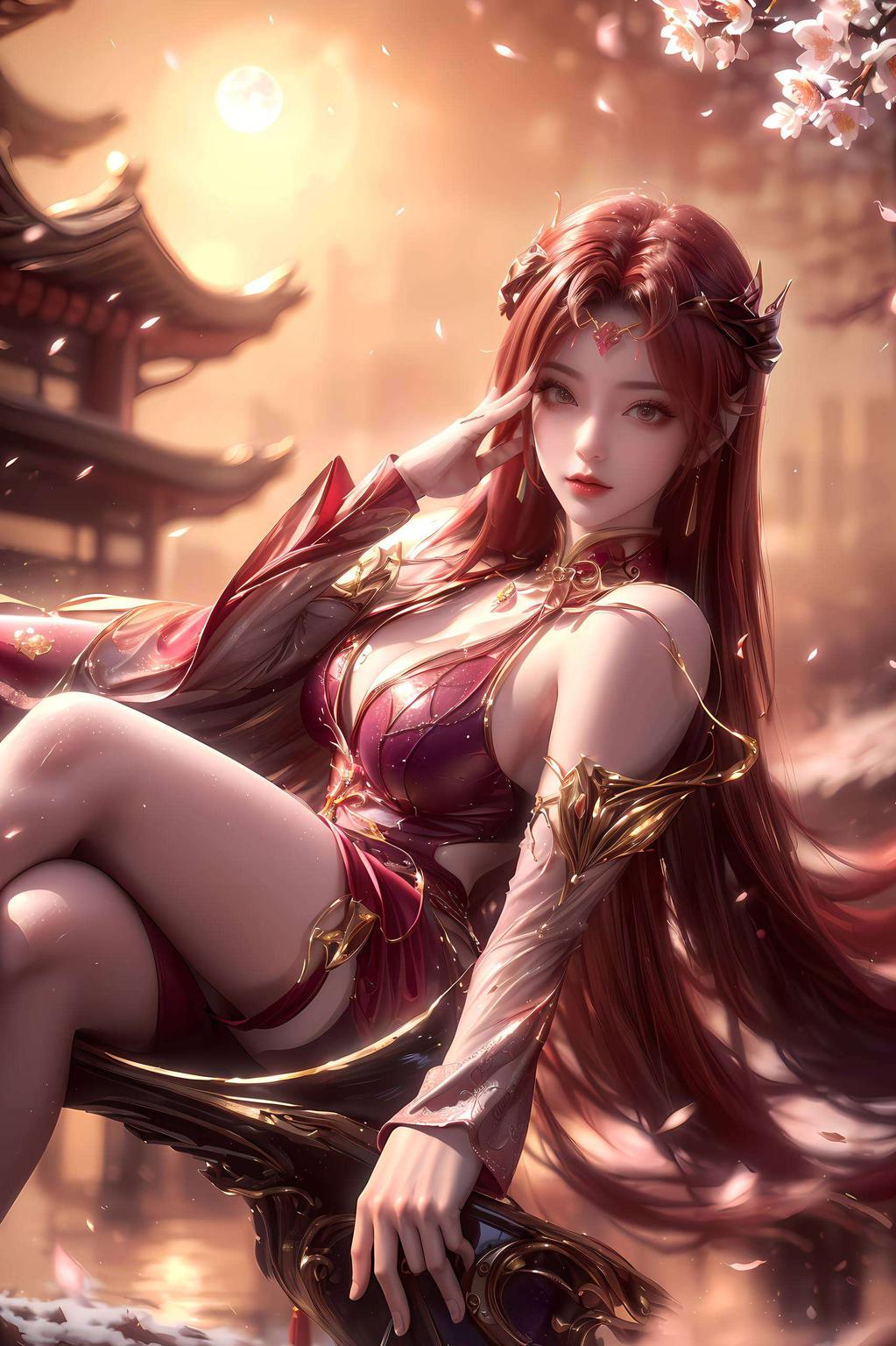 妖夜美女壁纸图集以其独特的民族风情让人仿佛置身于古典仙境