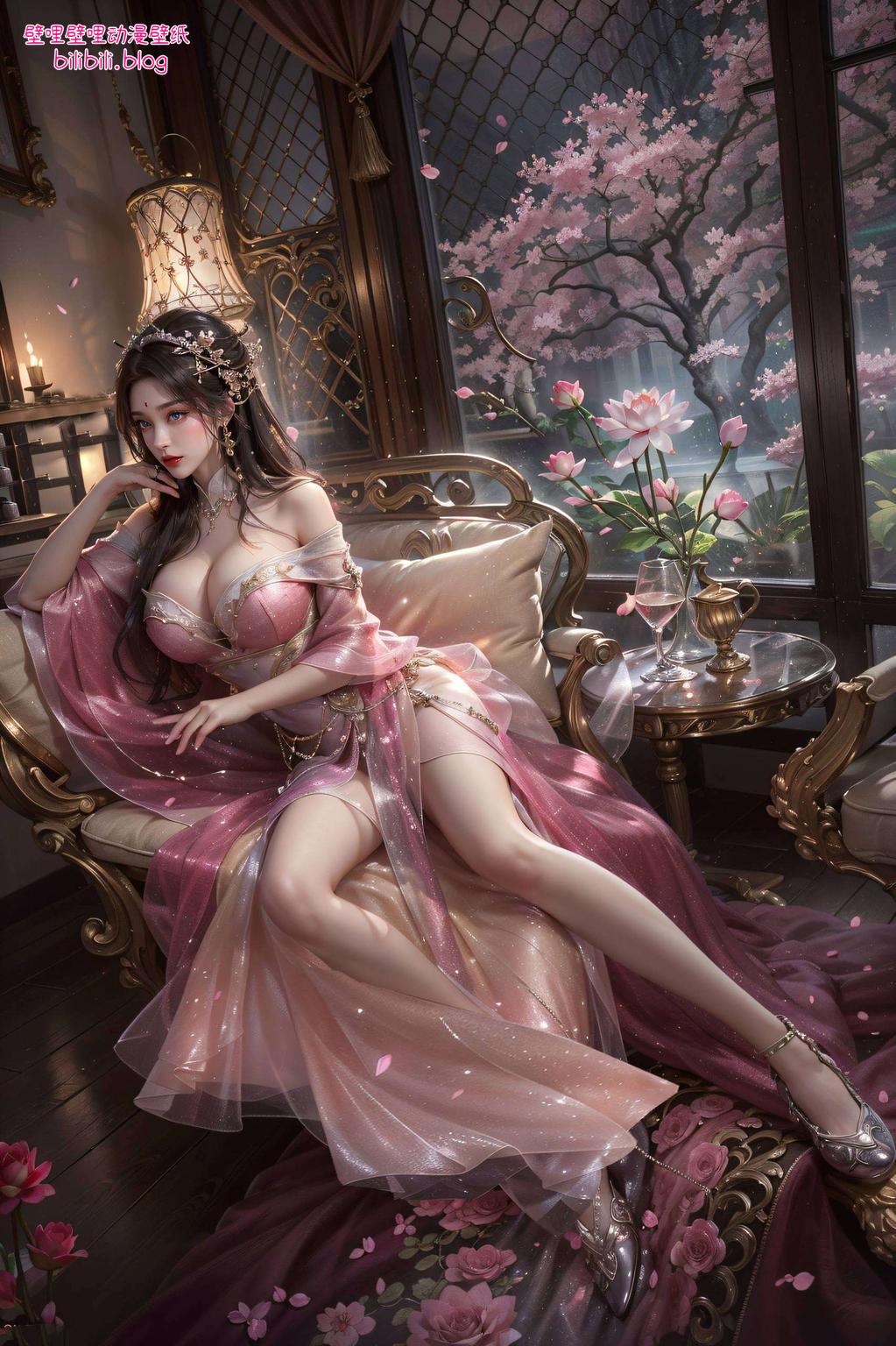 细腻的光影下这位电脑壁纸界的超清4K女神