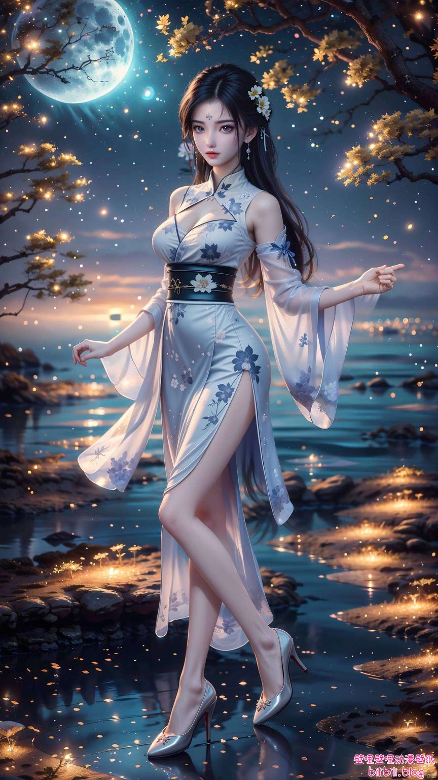 让这款手机壁纸如梦似幻AI绘画的国漫风格