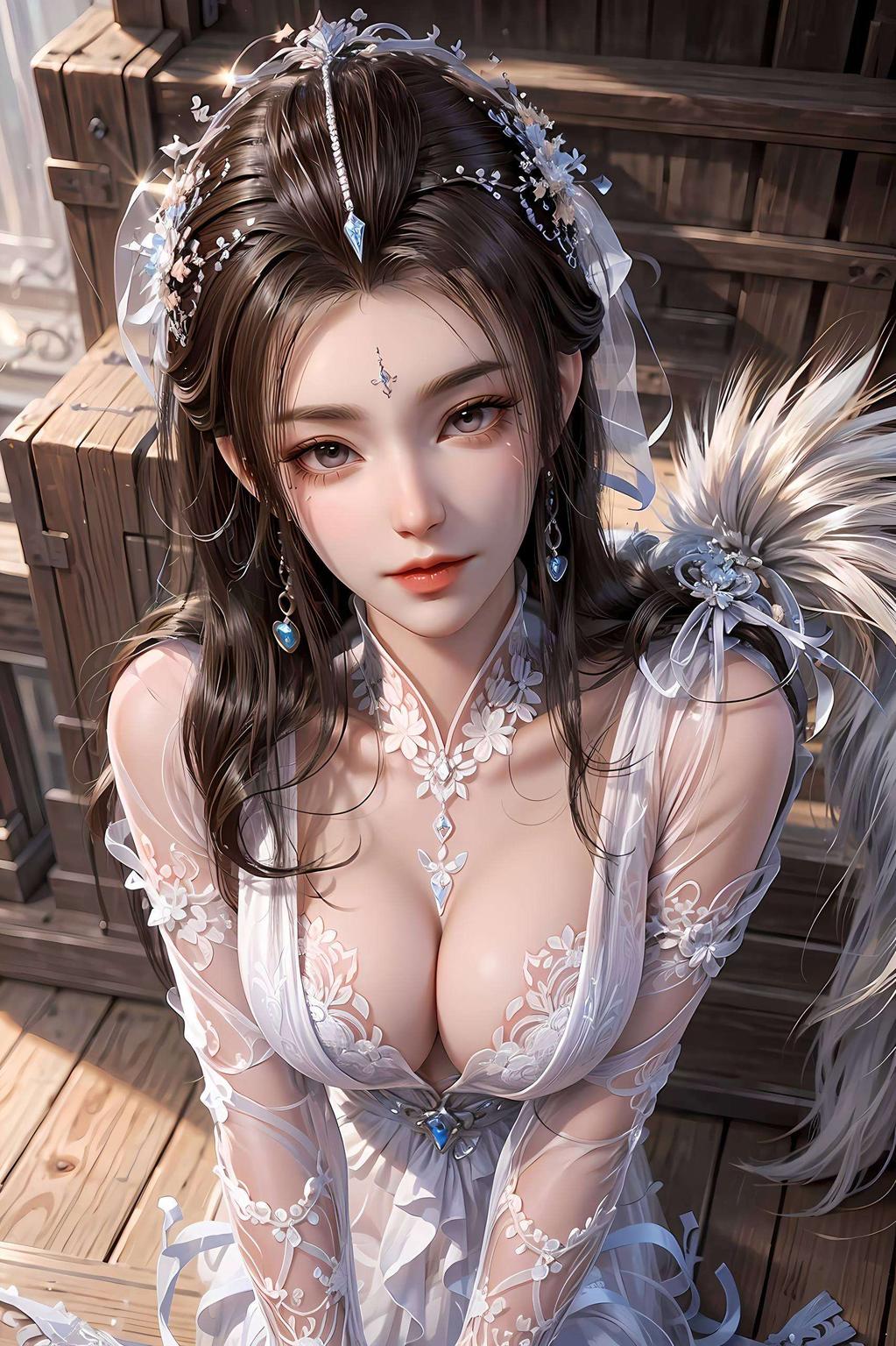为你打造独一无二的安卓艺术壁纸她身着绮丽华服