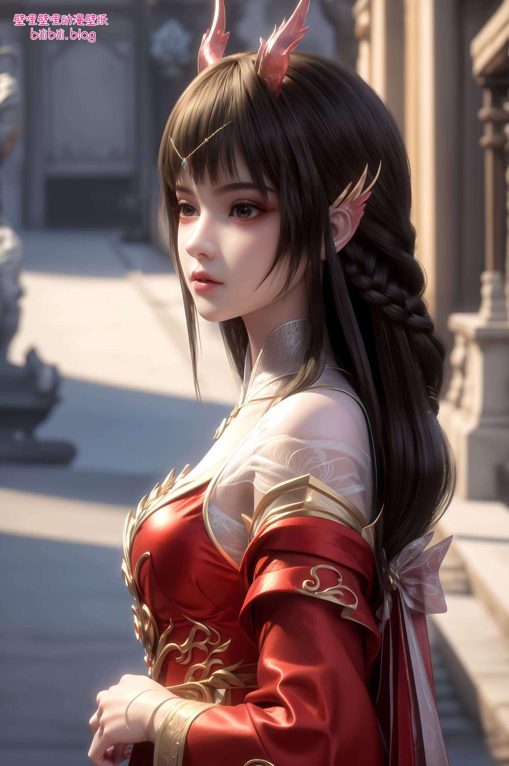 融合国漫女神的柔美与力量细腻描绘每一细节
